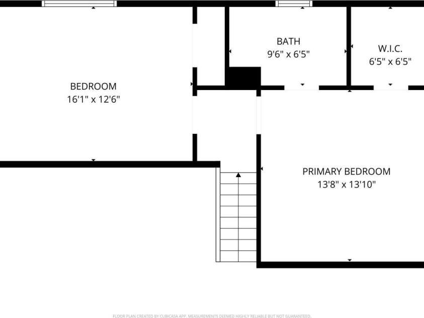 46 Hummingbird Drive, Maggie Valley, NC 28751.  MLS# CAR4356639, YatesRealty ID 25070. Upper level floor plan (also in attachments as pdf)