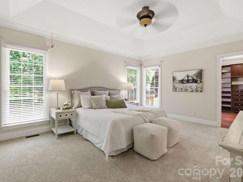 3285 Pleasant Road, Fort Mill, SC 29708.  MLS# CAR4372643, YatesRealty ID 25077. First Floor Primary Bedroom