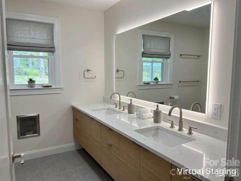 44 Tuttle Road, Hendersonville, NC 28792.  MLS# CAR4359823, YatesRealty ID 25084. What the bathroom could look like.