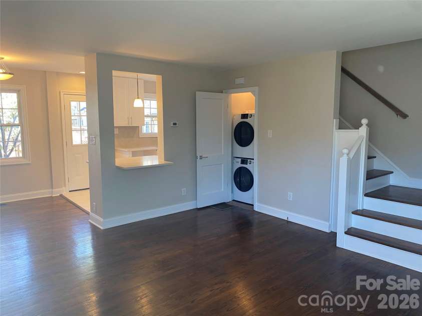 524 Wakefield Drive, Charlotte, NC 28209.  MLS# CAR4329255, YatesRealty ID 25088. Laundry relocated to closet in den.