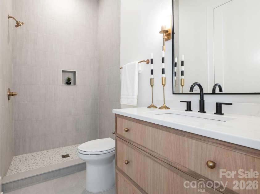 2510 Chesterfield Avenue, Charlotte, NC 28205.  MLS# CAR4370209, YatesRealty ID 25089. Guest bath, main level