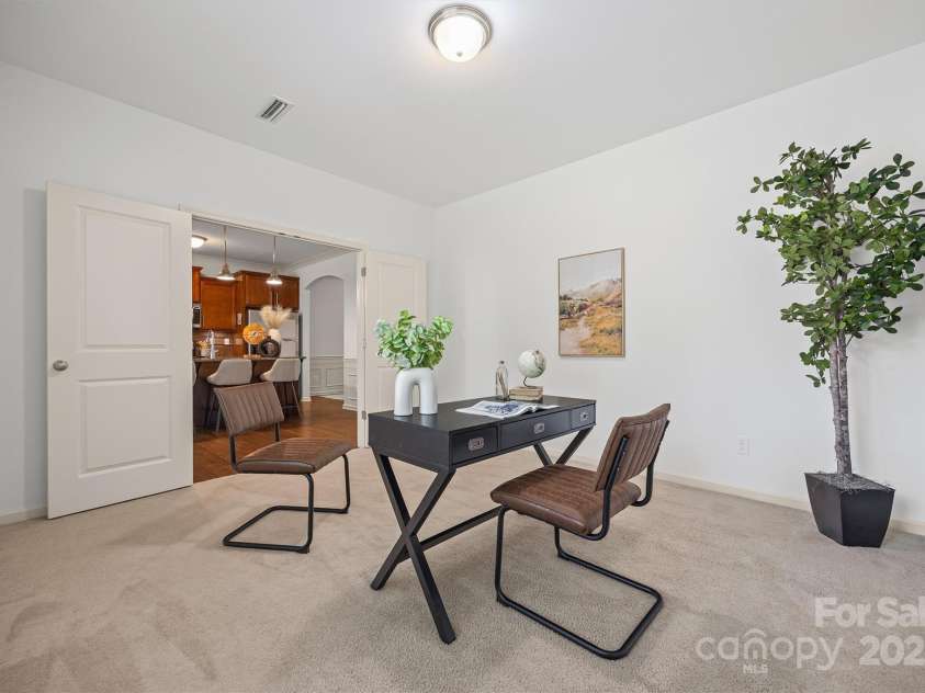 9706 Thyme Court, Charlotte, NC 28214.  MLS# CAR4277089, YatesRealty ID 25089. Designated Office or Flex Room