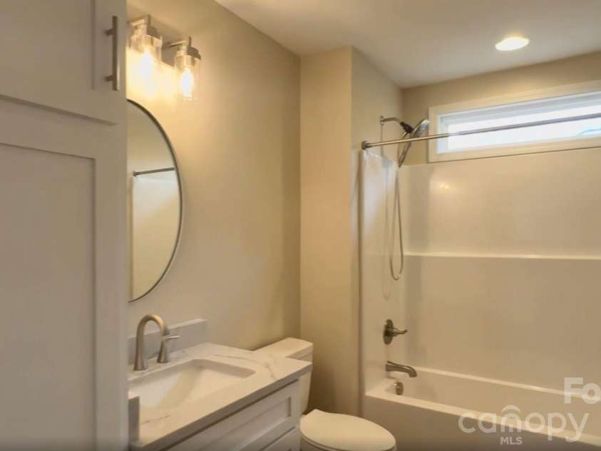 416 Pine Street, Cherryville, NC 28021.  MLS# CAR4340739, YatesRealty ID 2509. Second full bath with bathtub and storage