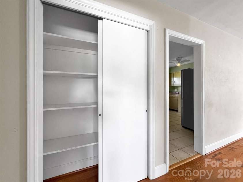 17 Hickory View Lane, Canton, NC 28716.  MLS# CAR4380208, YatesRealty ID 25090. Hall closet