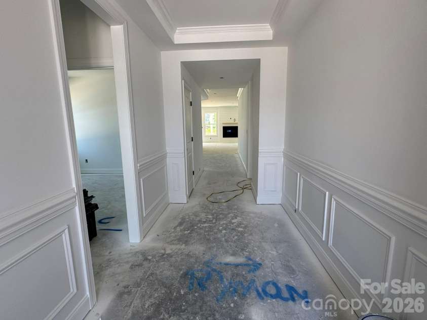 2046 Mantle Ridge Drive, Indian Trail, NC 28079.  MLS# CAR4378821, YatesRealty ID 25102. Construction progress of homesite 203