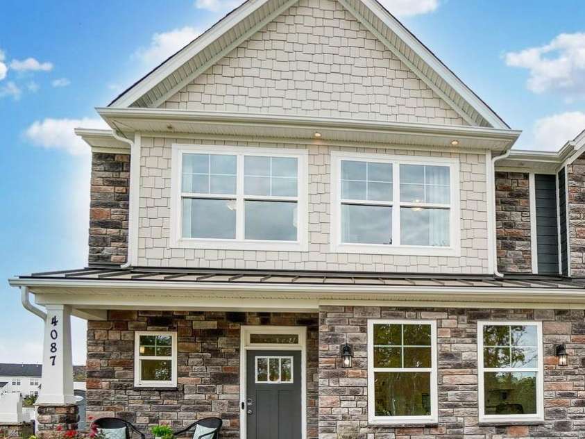 4376 Black Court, Harrisburg, NC 28075.  MLS# CAR4372499, YatesRealty ID 25104. Homesite 218 features an end-unit Cary N floorplan