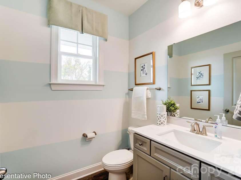 4376 Black Court, Harrisburg, NC 28075.  MLS# CAR4372499, YatesRealty ID 25104. Powder Bath