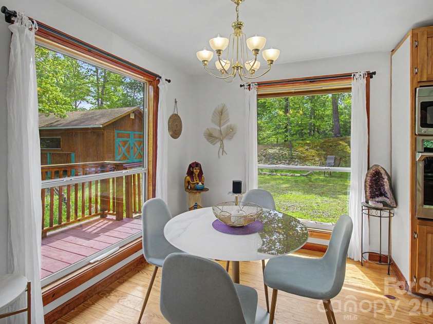 288 Rebel Drive, Hot Springs, NC 28743.  MLS# CAR4377828, YatesRealty ID 25110. Hardwood Floors + Open Concept Floorplan