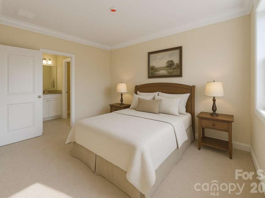797 Latrobe Drive, Iron Station, NC 28080.  MLS# CAR4310053, YatesRealty ID 2516. Bedroom virtually staged