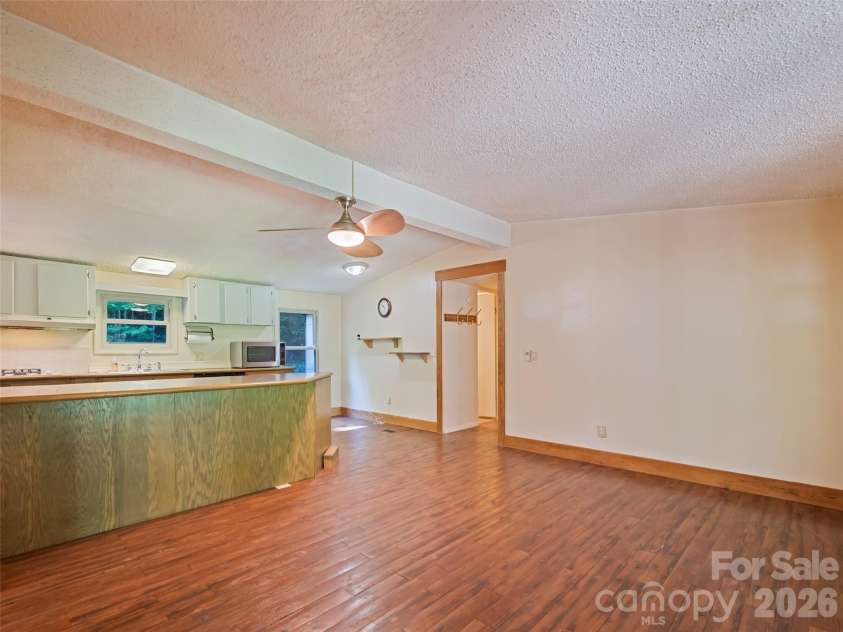 102 Serenity Lane, Clyde, NC 28721.  MLS# CAR4384211, YatesRealty ID 25163. Living Room