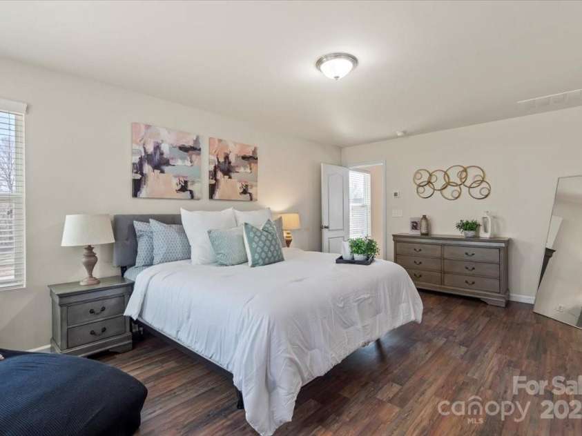 5703 Eleanor Rigby Road, Charlotte, NC 28278.  MLS# CAR4232389, YatesRealty ID 2517. Primary bedroom