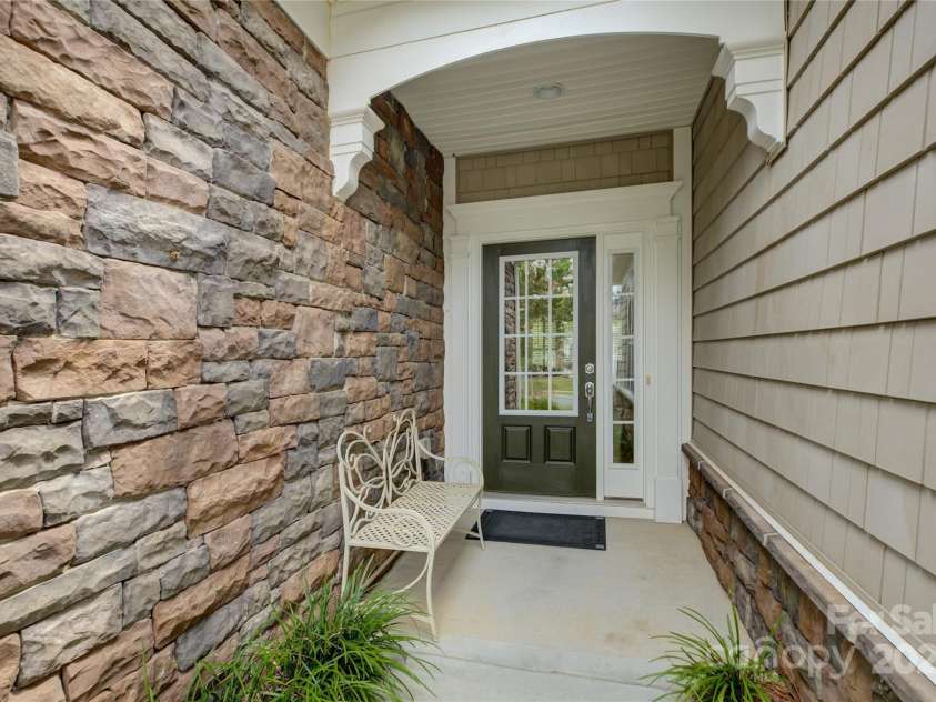 4004 Twiddy Street, Fort Mill, SC 29707.  MLS# CAR4279197, YatesRealty ID 25176. Covered Entrance to the home.