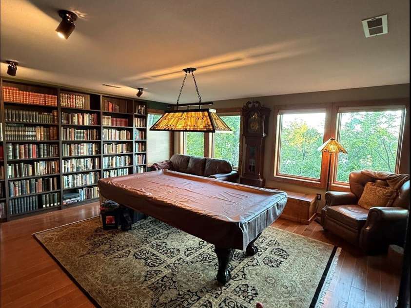 49 Slickrock Ridge Way, Burnsville, NC 28714.  MLS# CAR4367218, YatesRealty ID 25177. With pool table