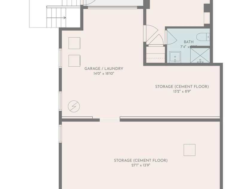 438 Hazel Mill Road, Asheville, NC 28806.  MLS# CAR4269858, YatesRealty ID 25189. Lower Level