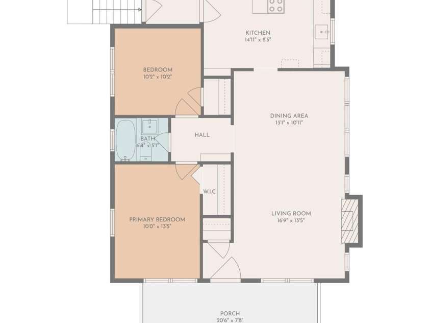 438 Hazel Mill Road, Asheville, NC 28806.  MLS# CAR4269858, YatesRealty ID 25189. Main Level