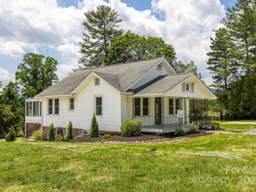 438 Hazel Mill Road, Asheville, NC 28806.  MLS# CAR4269858, YatesRealty ID 25189. Side Elevation