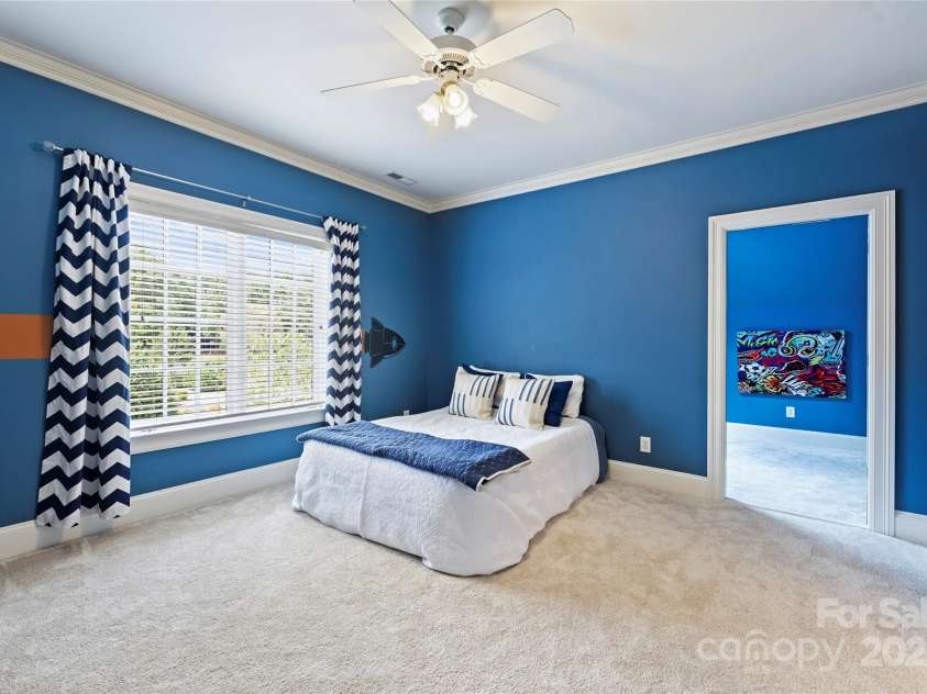 14652 Villalonga Lane, Charlotte, NC 28277.  MLS# CAR4265221, YatesRealty ID 25190. Bedroom 2 with J&J Bathroom and playroom