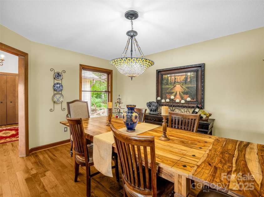 11 Bannerwood Drive, Horse Shoe, NC 28742.  MLS# CAR4257161, YatesRealty ID 25194. Dining Room