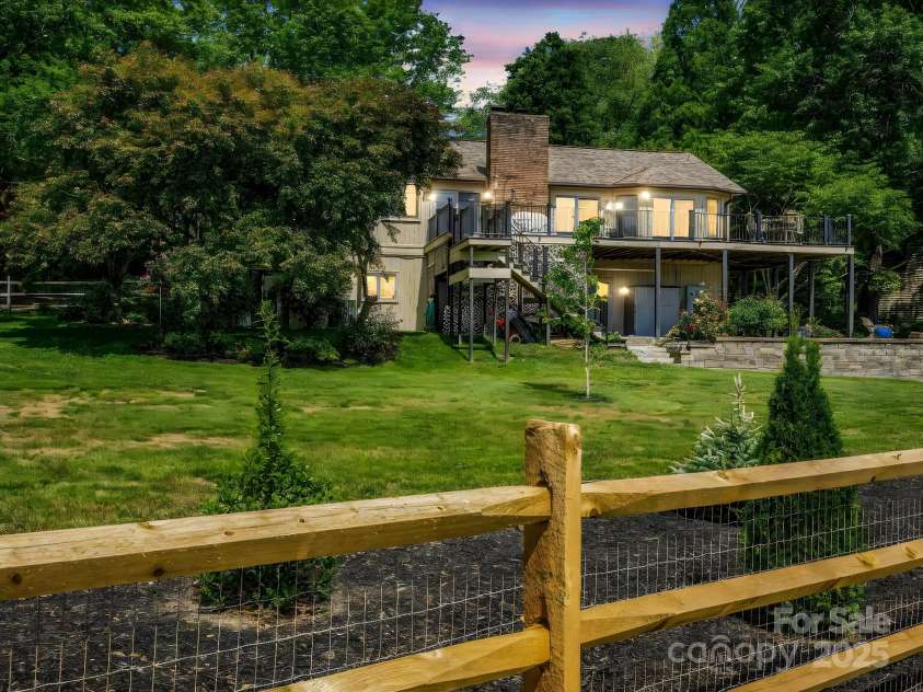 11 Bannerwood Drive, Horse Shoe, NC 28742.  MLS# CAR4257161, YatesRealty ID 25194. Landscape design by BB Barns