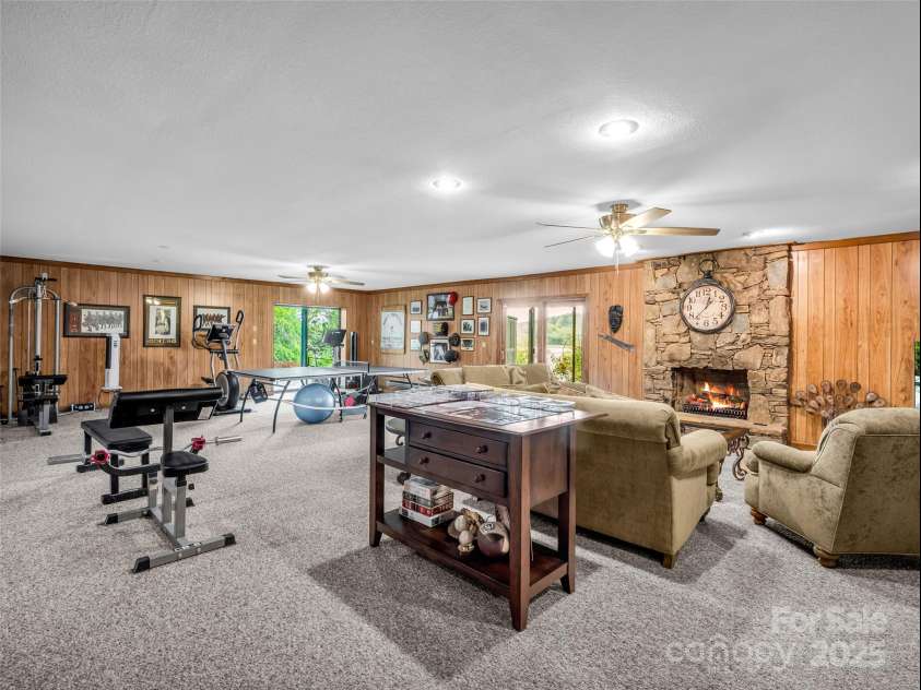 11 Bannerwood Drive, Horse Shoe, NC 28742.  MLS# CAR4257161, YatesRealty ID 25194. Man Cave/Workout area/Den