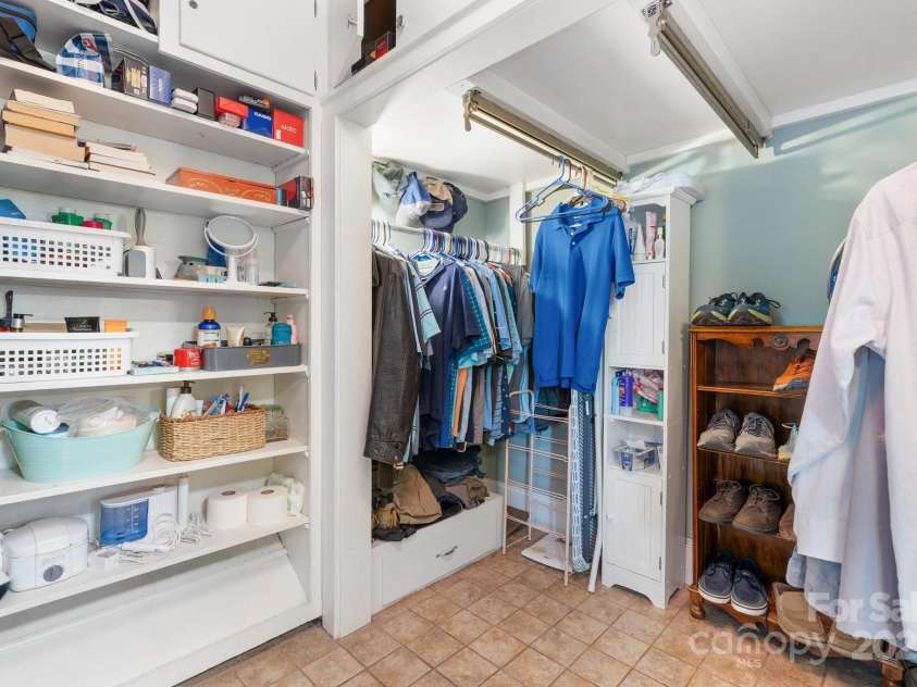 313 Main Street, Morganton, NC 28655.  MLS# CAR4275502, YatesRealty ID 25195. Primary bedroom closet.