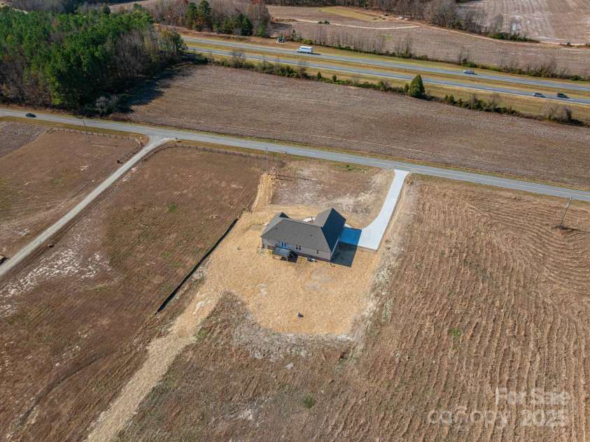 1156 Walker Branch Road, Lincolnton, NC 28092.  MLS# CAR4312152, YatesRealty ID 2521. Aerial View of Rear