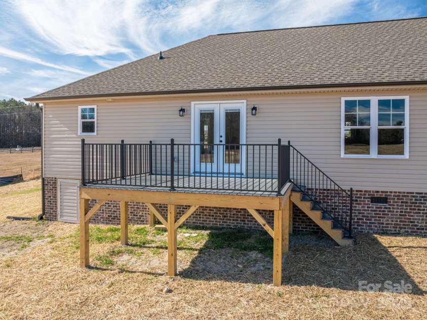 1156 Walker Branch Road, Lincolnton, NC 28092.  MLS# CAR4312152, YatesRealty ID 2521. Rear Deck