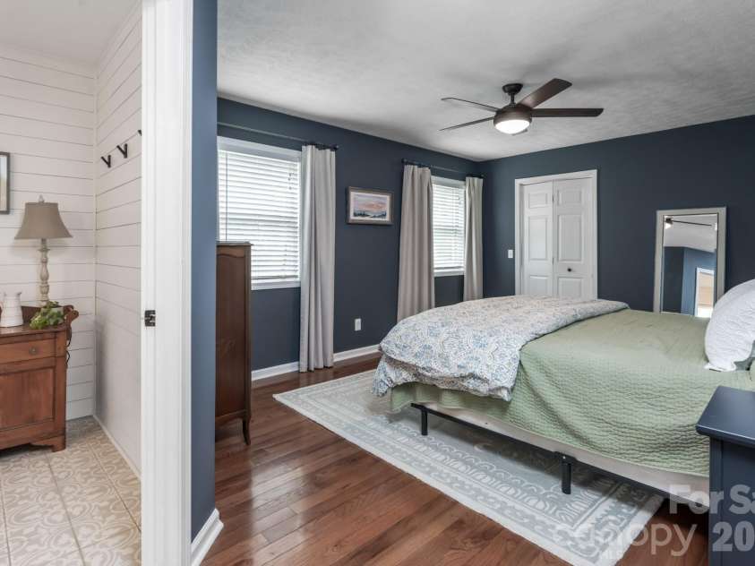 10 Terrapin Trail, Flat Rock, NC 28731.  MLS# CAR4381430, YatesRealty ID 25215. Primary bedroom on main level