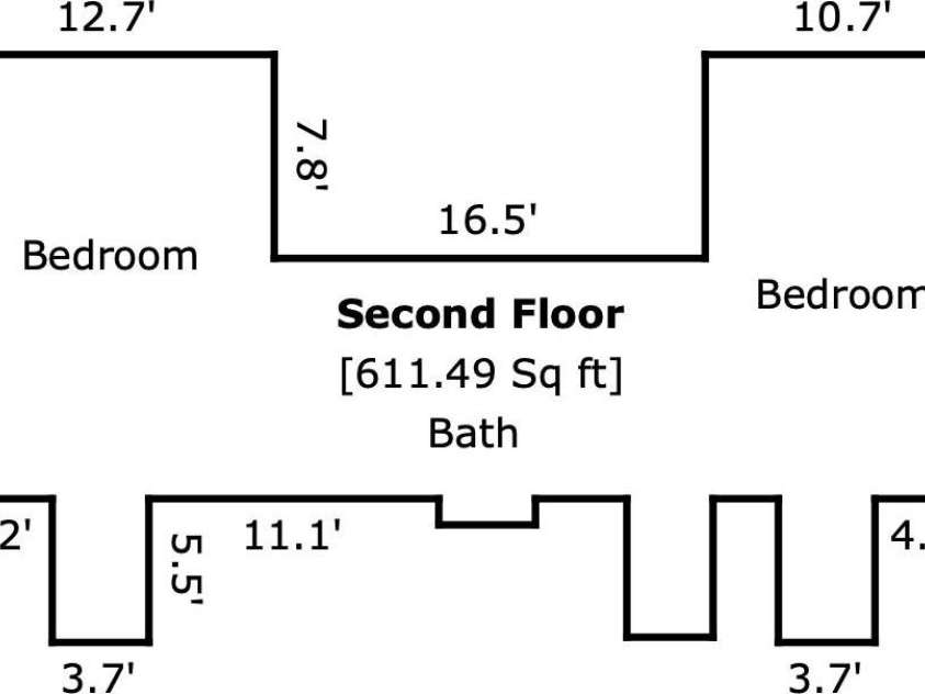 10 Terrapin Trail, Flat Rock, NC 28731.  MLS# CAR4381430, YatesRealty ID 25215. Second floor floorplan