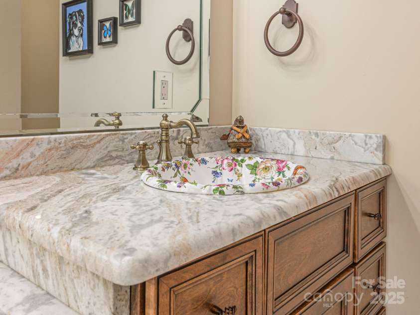 176 Valley Springs Road, Asheville, NC 28803.  MLS# CAR4277754, YatesRealty ID 25216. Hand Painted Sink