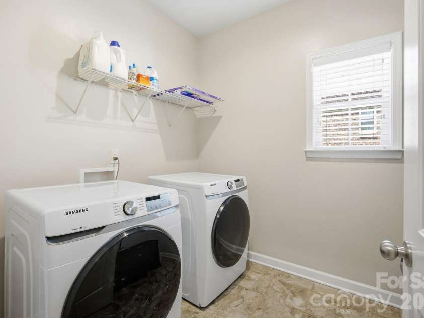 4198 Abernathy Place, Harrisburg, NC 28075.  MLS# CAR4378263, YatesRealty ID 25218. Laundry Room