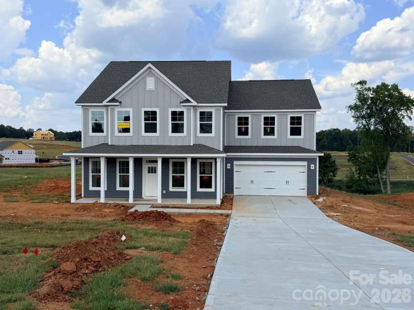 8012 James Query Road, Charlotte, NC 28227.  MLS# CAR4373107, YatesRealty ID 25230. Homesite 5 features a Colfax K floorplan construction progress