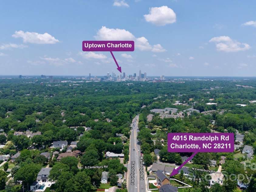 4015 Randolph Road, Charlotte, NC 28211.  MLS# CAR4268980, YatesRealty ID 25232. 