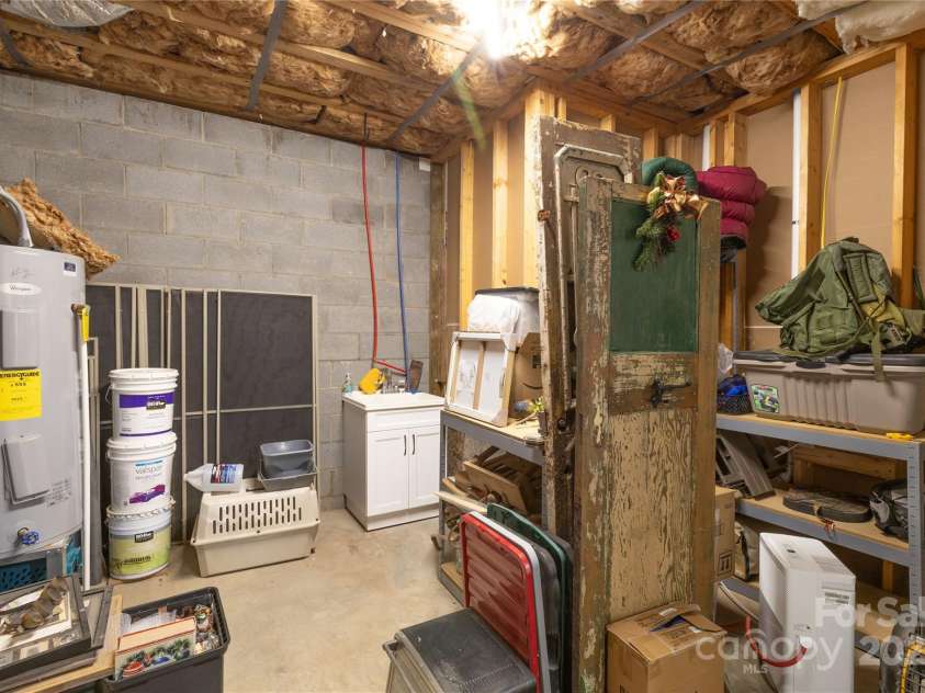 219 Sandalwood Drive, Whittier, NC 28789.  MLS# CAR4255681, YatesRealty ID 25244. Storage , in basement another W/D Hookup