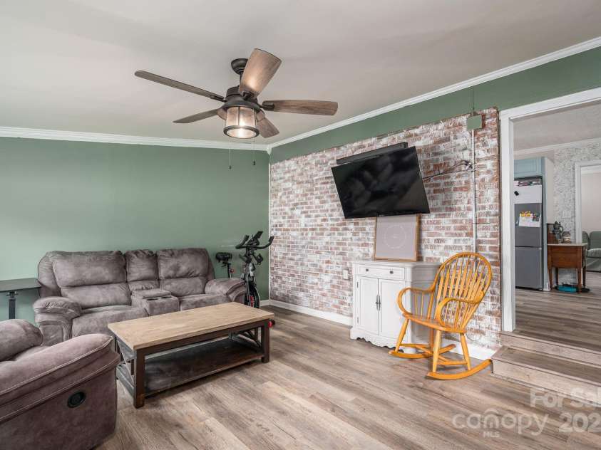 2206 Whitworth Road, Cherryville, NC 28021.  MLS# CAR4267241, YatesRealty ID 25245. Den converted from garage originally