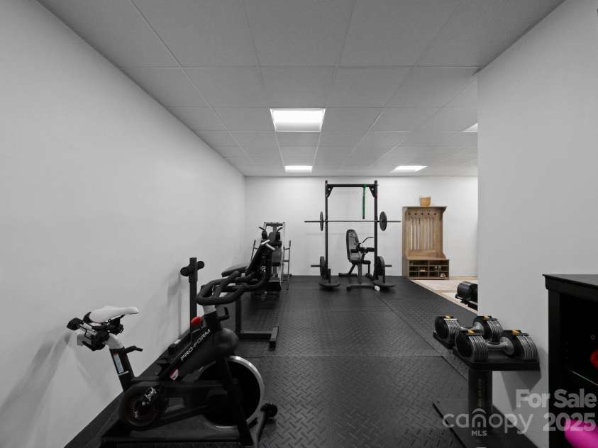 619 R L Stowe Road, Belmont, NC 28012.  MLS# CAR4329800, YatesRealty ID 25251. Partially finished basement