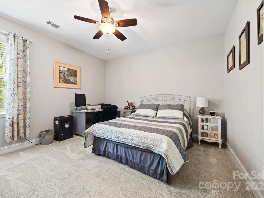 3095 Foggy Hollow Lane, Clover, SC 29710.  MLS# CAR4243248, YatesRealty ID 25252. 5th bedroom on the main level with walk-in closet