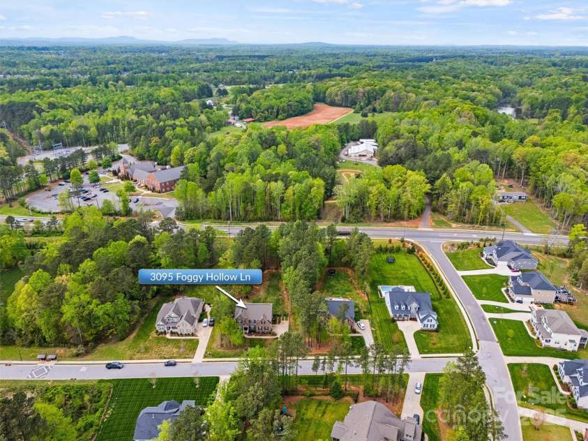 3095 Foggy Hollow Lane, Clover, SC 29710.  MLS# CAR4243248, YatesRealty ID 25252. Aerial view