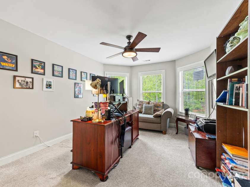 3095 Foggy Hollow Lane, Clover, SC 29710.  MLS# CAR4243248, YatesRealty ID 25252. Bedroom #4 upstairs with tons of natural light and fan