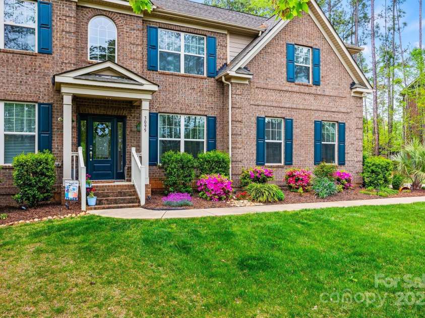 3095 Foggy Hollow Lane, Clover, SC 29710.  MLS# CAR4243248, YatesRealty ID 25252. Mature landscaping