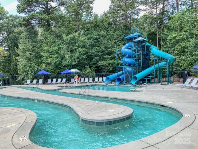 18418 Turnberry Court, Davidson, NC 28036.  MLS# CAR4244306, YatesRealty ID 25253. Lazy River and Slides