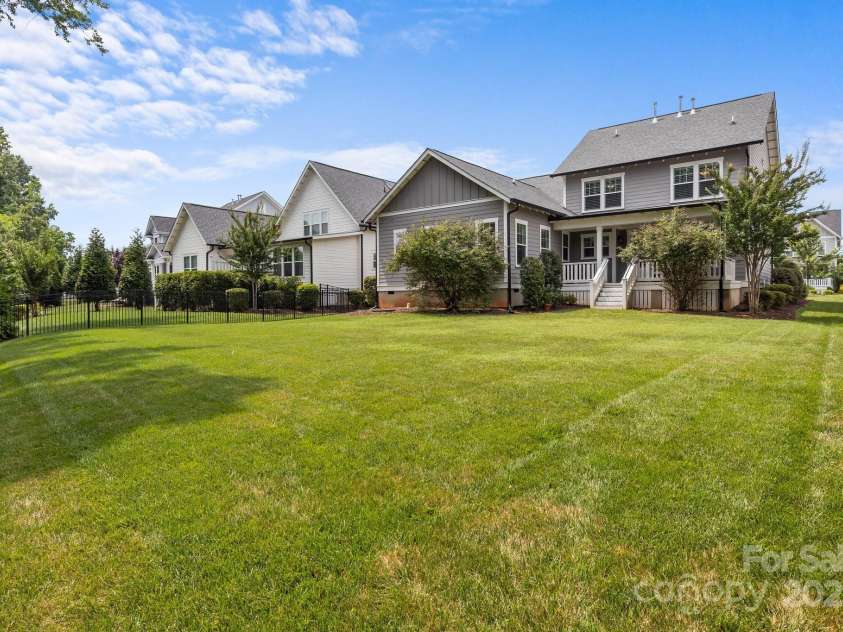 124 Slocumb Lane, Mooresville, NC 28117.  MLS# CAR4271314, YatesRealty ID 25265. Backyard ready for a pool