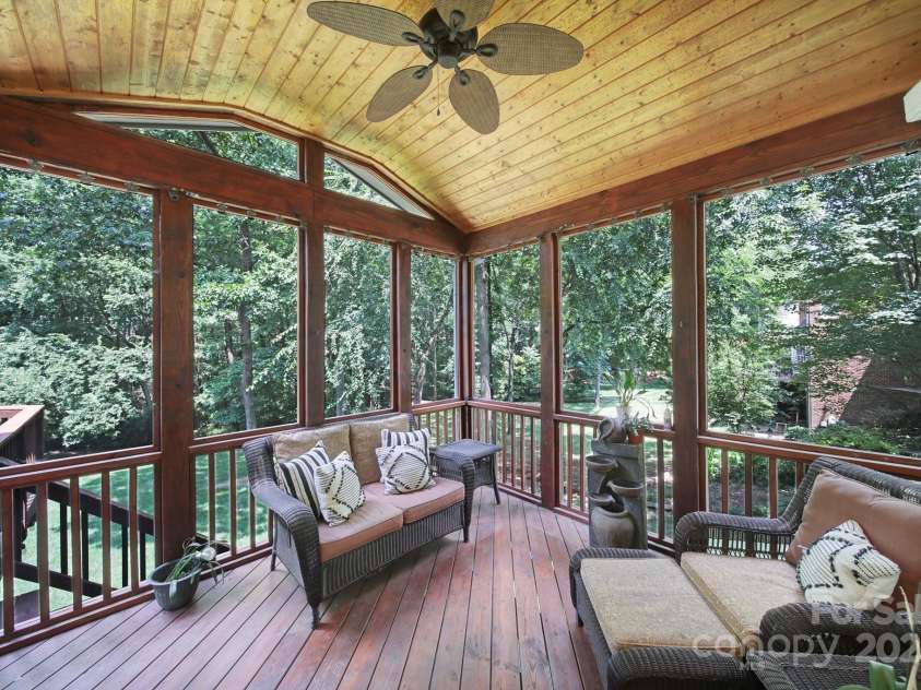 1201 Beckford Glen Drive, Waxhaw, NC 28173.  MLS# CAR4266155, YatesRealty ID 25279. Screened Porch