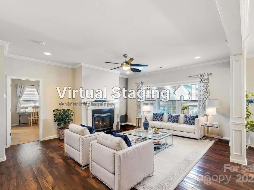 1426 Whitman Court, York, SC 29745.  MLS# CAR4227573, YatesRealty ID 2528. Virtually staged great room