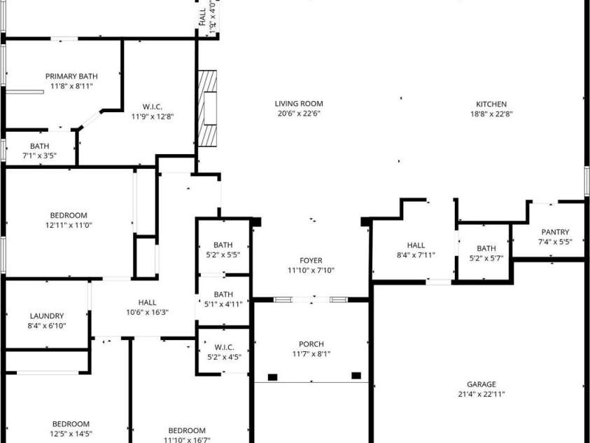 11756 Glenwood Drive, Locust, NC 28097.  MLS# CAR4375781, YatesRealty ID 25289. 