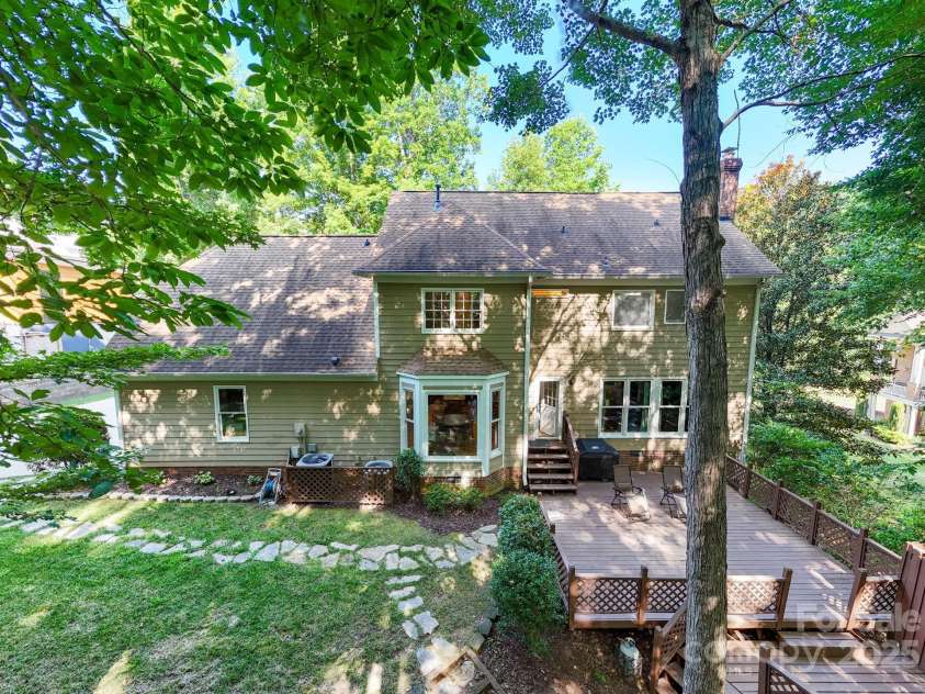 5024 Ardenwoods Drive, Charlotte, NC 28215.  MLS# CAR4278121, YatesRealty ID 25289. Back of Home