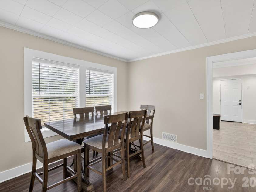 2076 Connelly Springs Road, Lenoir, NC 28645.  MLS# CAR4380178, YatesRealty ID 25293. Dining room