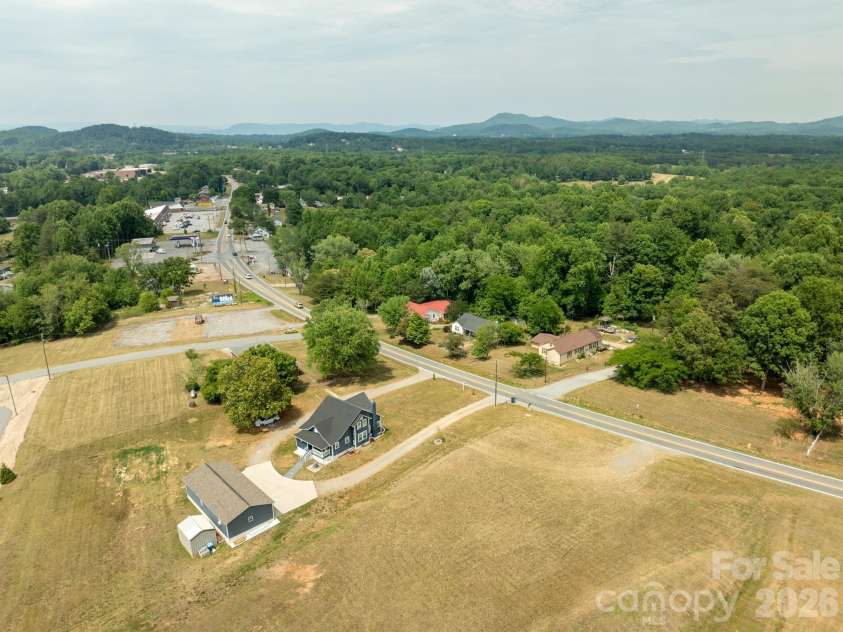 2076 Connelly Springs Road, Lenoir, NC 28645.  MLS# CAR4380178, YatesRealty ID 25293. Drone view