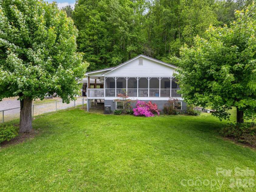 379 Fork Road, Barnardsville, NC 28709.  MLS# CAR4378726, YatesRealty ID 25301. Charming Covered Porch Living