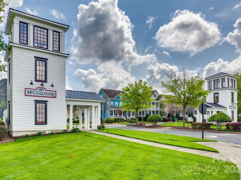 1033 Dorsey Drive, Fort Mill, SC 29715.  MLS# CAR4258362, YatesRealty ID 25303. McCullough community entrance
